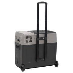 vidaXL Cool Box with Wheel and Handle Black&Grey 40 L Polypropylene 6