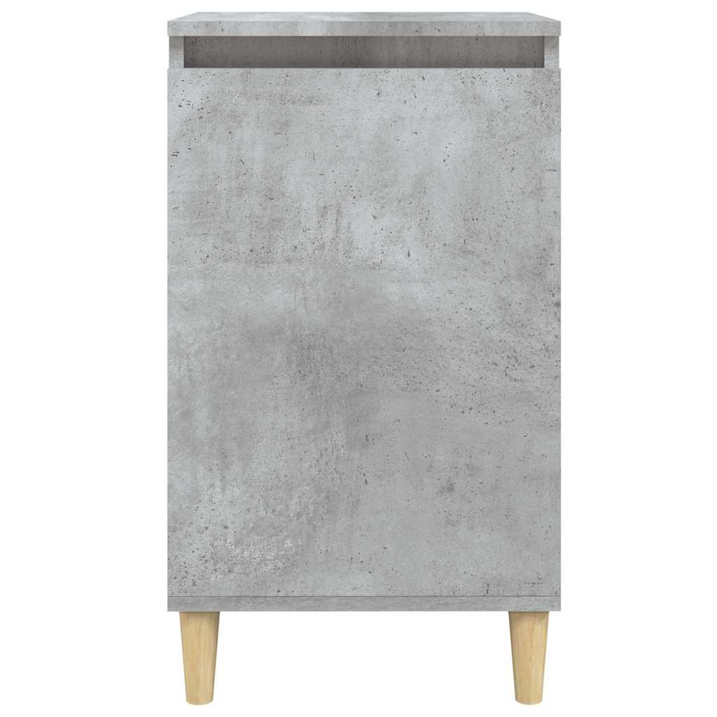 vidaXL Bedside Cabinets 2 pcs Concrete Grey 40x35x70 cm Engineered Wood 5
