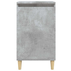 vidaXL Bedside Cabinets 2 pcs Concrete Grey 40x35x70 cm Engineered Wood 5