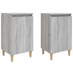vidaXL Bedside Cabinets 2 pcs Grey Sonoma 40x35x70 cm Engineered Wood 2