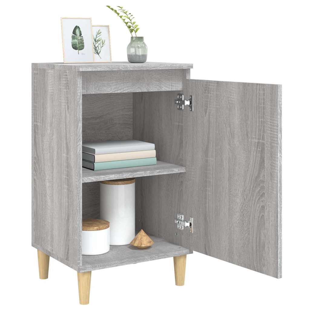 vidaXL Bedside Cabinets 2 pcs Grey Sonoma 40x35x70 cm Engineered Wood 4