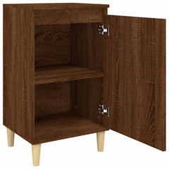 vidaXL Bedside Cabinets 2 pcs Brown Oak 40x35x70 cm Engineered Wood 6