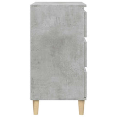 Bedside Cabinet 40x35x70 cm Engineered Wood Concrete grey