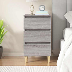 Bedside Cabinet 40x35x70 cm Engineered Wood Grey sonoma
