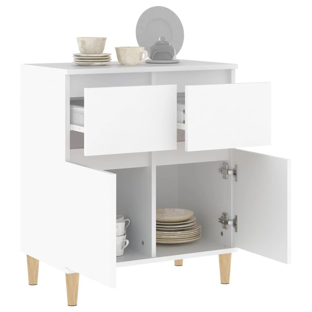 vidaXL Sideboard White 60x35x70 cm Engineered Wood 5