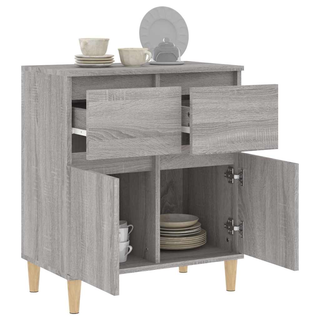 vidaXL Sideboard Grey Sonoma 60x35x70 cm Engineered Wood 5
