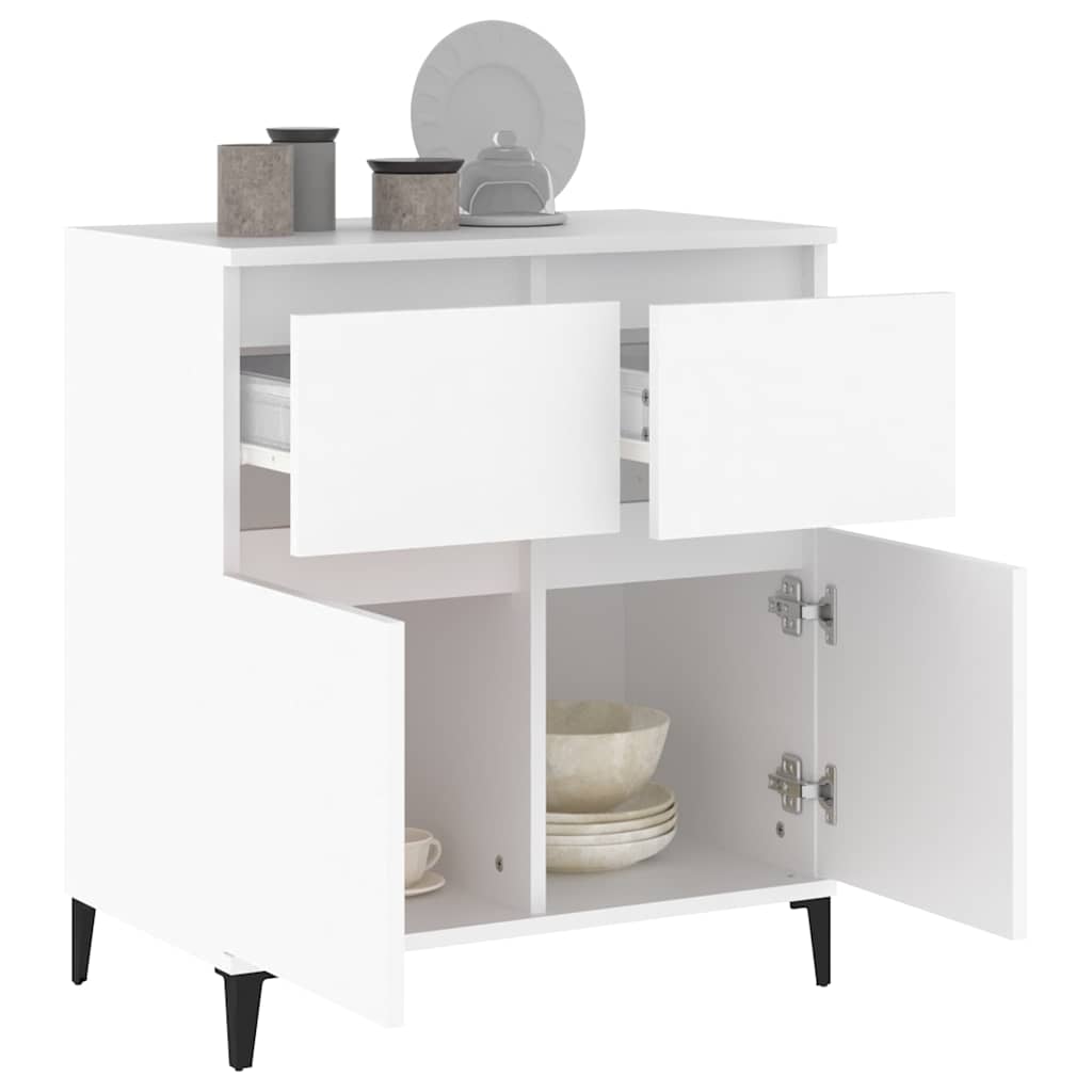 vidaXL Sideboard White 60x35x70 cm Engineered Wood 5