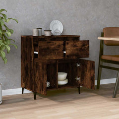 vidaXL Sideboard Smoked Oak 60x35x70 cm Engineered Wood 3