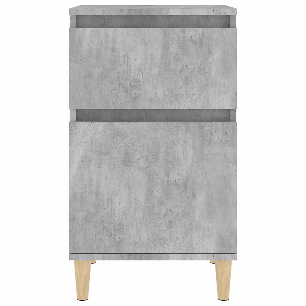 vidaXL Bedside Cabinet Concrete Grey 40x35x70 cm 6
