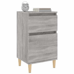 vidaXL Bedside Cabinet Grey Sonoma 40x35x70 cm 4