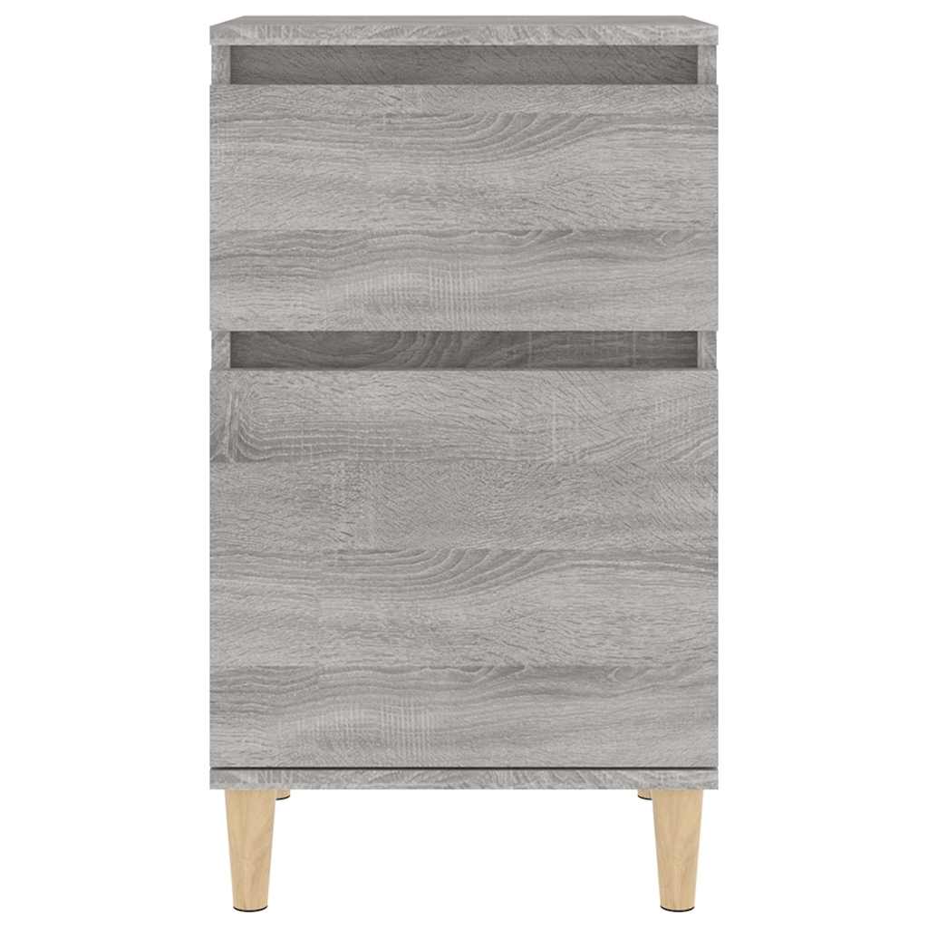 vidaXL Bedside Cabinet Grey Sonoma 40x35x70 cm 6