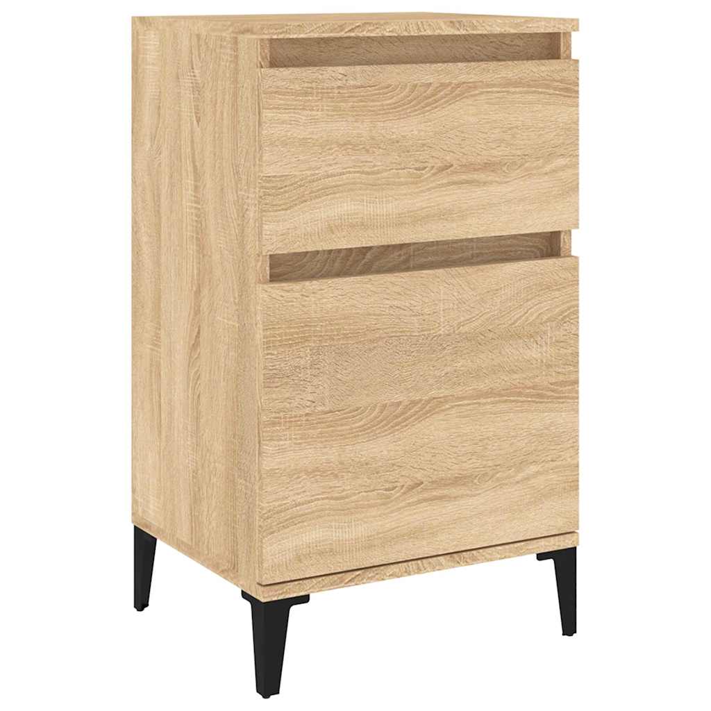 vidaXL Bedside Cabinet Sonoma Oak 40x35x70 cm 2