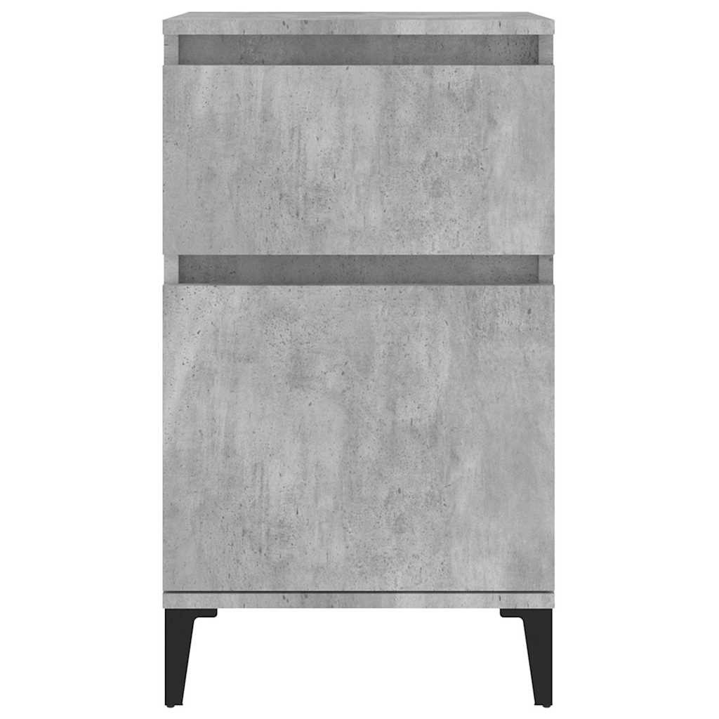 vidaXL Bedside Cabinet Concrete Grey 40x35x70 cm 6