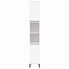Bathroom Cabinet 30x30x190 cm Engineered Wood White