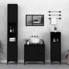 vidaXL Bathroom Cabinet 30x30x100 cm Engineered Wood