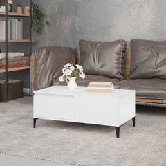 vidaXL Coffee Table White 90x50x36,5 cm Engineered Wood 3