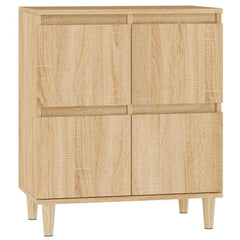 vidaXL Sideboard Sonoma Oak 60x35x70 cm Engineered Wood 2