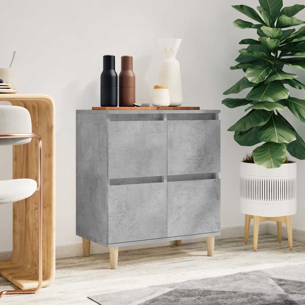 vidaXL Sideboard Concrete Grey 60x35x70 cm Engineered Wood 1