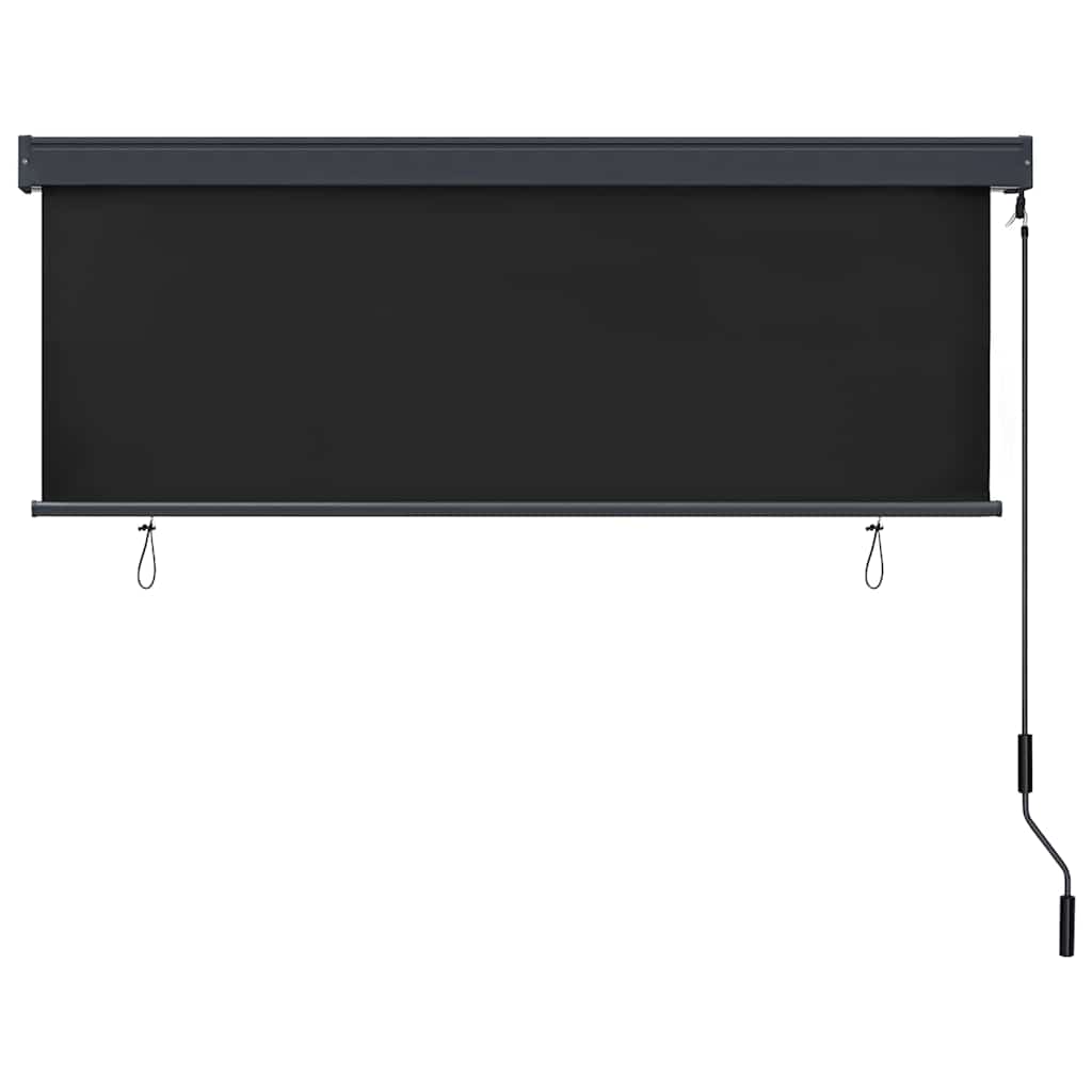 vidaXL Roller Blind Anthracite 180 x 250 cm Fabric and Aluminum 3