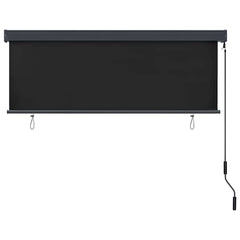 vidaXL Roller Blind Anthracite 180 x 250 cm Fabric and Aluminum 3