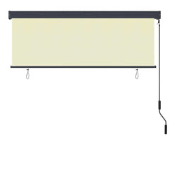 vidaXL Roller Blind Cream 180 x 250 cm Fabric and Aluminum 3