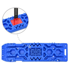 vidaXL Traction Boards 2 pcs Blue 107x31x7 cm Nylon 6