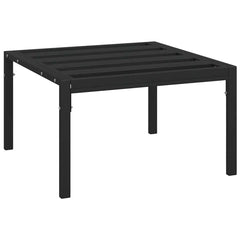 vidaXL Garden Coffee Table Black 60x60x35 cm Steel 2