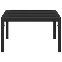 vidaXL Garden Coffee Table Black 60x60x35 cm Steel 3