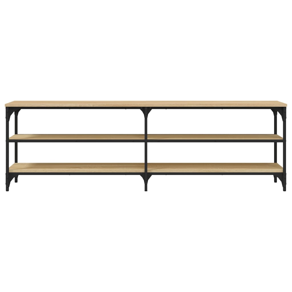vidaXL TV Cabinet Sonoma Oak 160x30x50 cm Engineered Wood 5