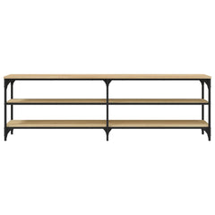 vidaXL TV Cabinet Sonoma Oak 160x30x50 cm Engineered Wood 5
