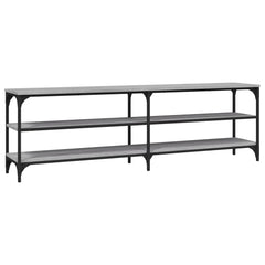 vidaXL TV Cabinet Grey Sonoma 160x30x50 cm Engineered Wood 2