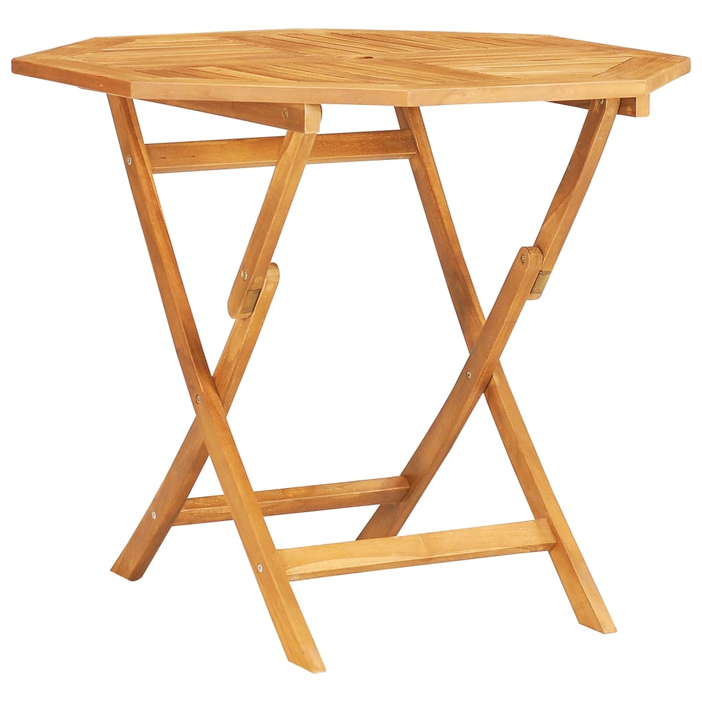 5 Piece Garden Dining Set Solid Wood Teak Without armrest