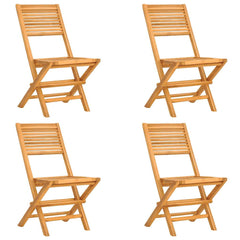 5 Piece Garden Dining Set Solid Wood Teak Without armrest