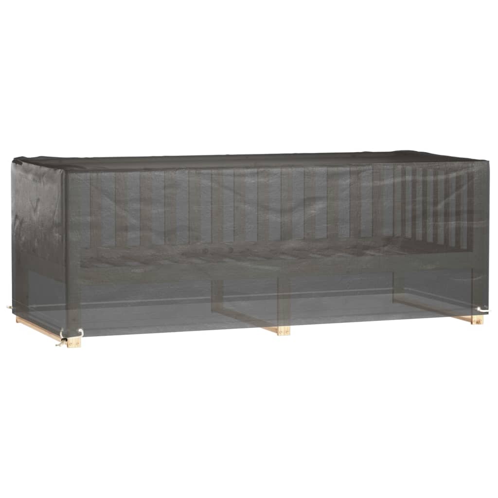 vidaXL Garden Furniture Covers 2 pcs 8 Eyelets 192x82x65 cm Rectangular 2