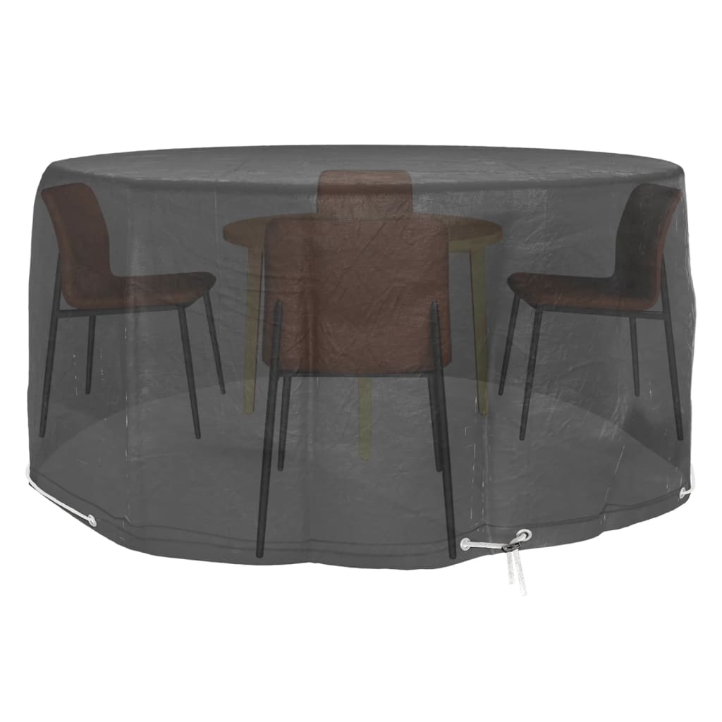 vidaXL Garden Furniture Covers 2 pcs 10 Eyelets Ø230x90 cm Round 2