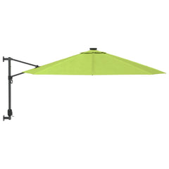 Wall-mounted Parasol 290 cm Green