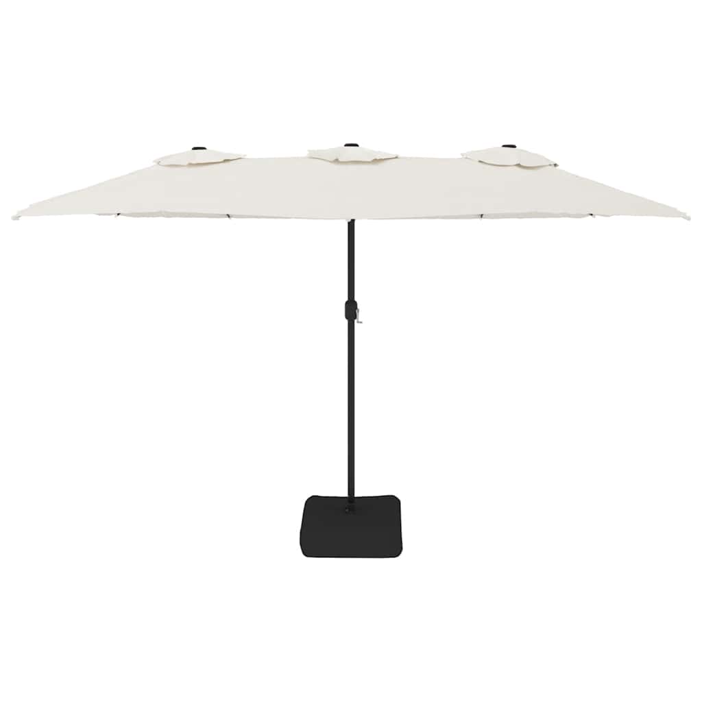 Double-Head Parasol 449x265 cm White