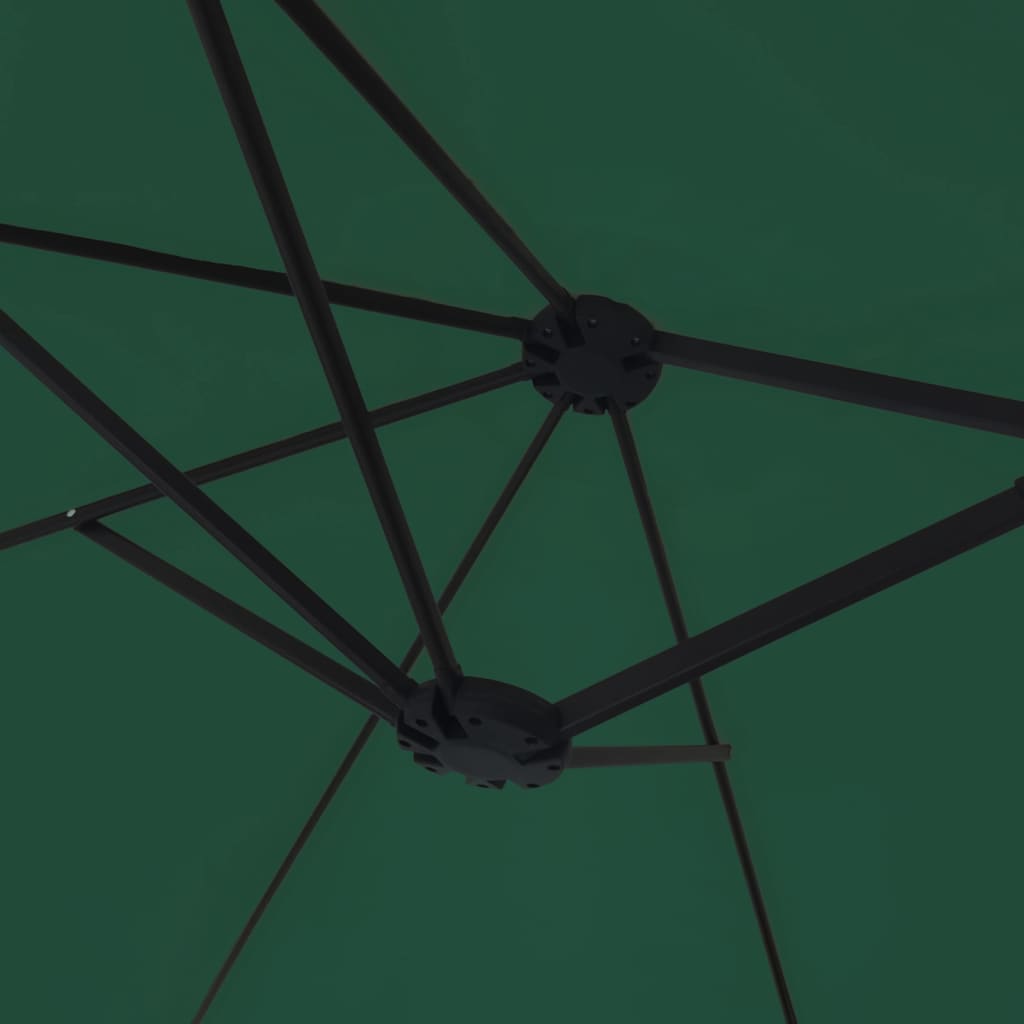 vidaXL Double-Head Parasol Green 449x265 cm 6