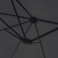 vidaXL Double-Head Garden Parasol Black 449x265 cm 6
