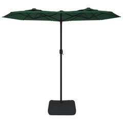 vidaXL Double-Head Garden Parasol Green 316x145 cm 3