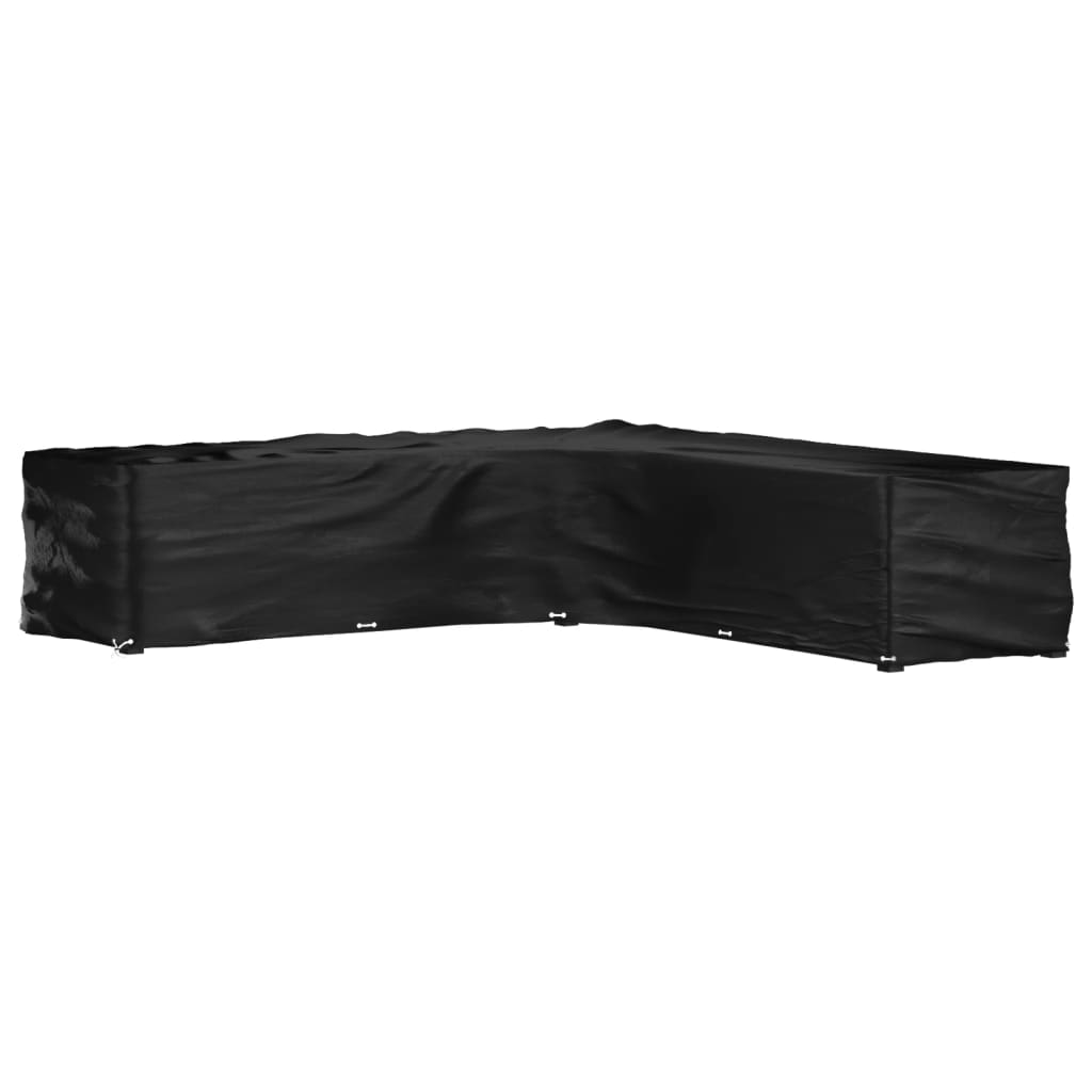 vidaXL L-Shaped Garden Furniture Cover 20 Eyelets 300x300x70 cm 1