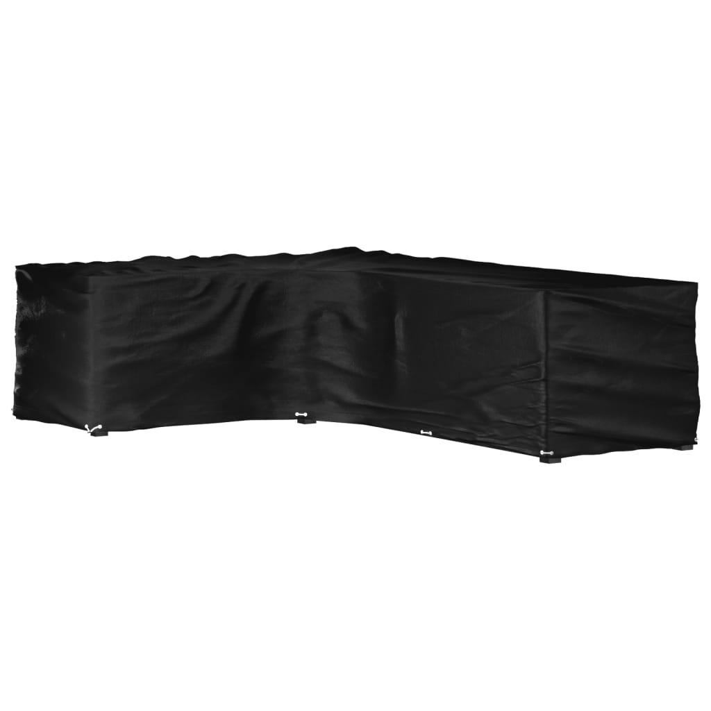 vidaXL L-Shaped Garden Furniture Cover 18 Eyelets 220x285x80 cm 1