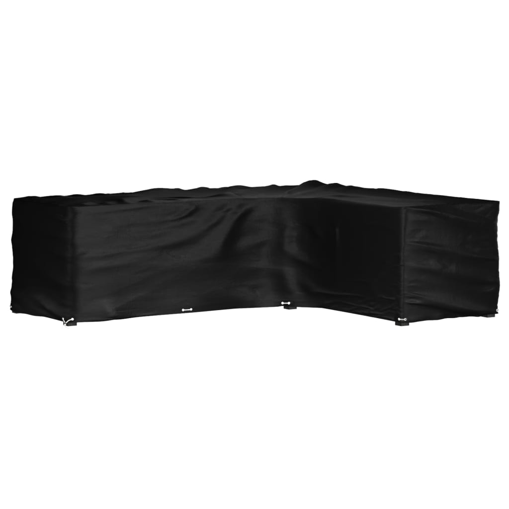 vidaXL L-Shaped Garden Furniture Cover 18 Eyelets 285x220x80 cm 1