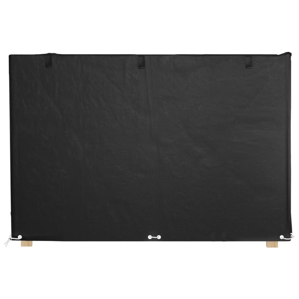 vidaXL Swing Bench Cover 12 Eyelets 215x150x130/150 cm Polyethylene 2
