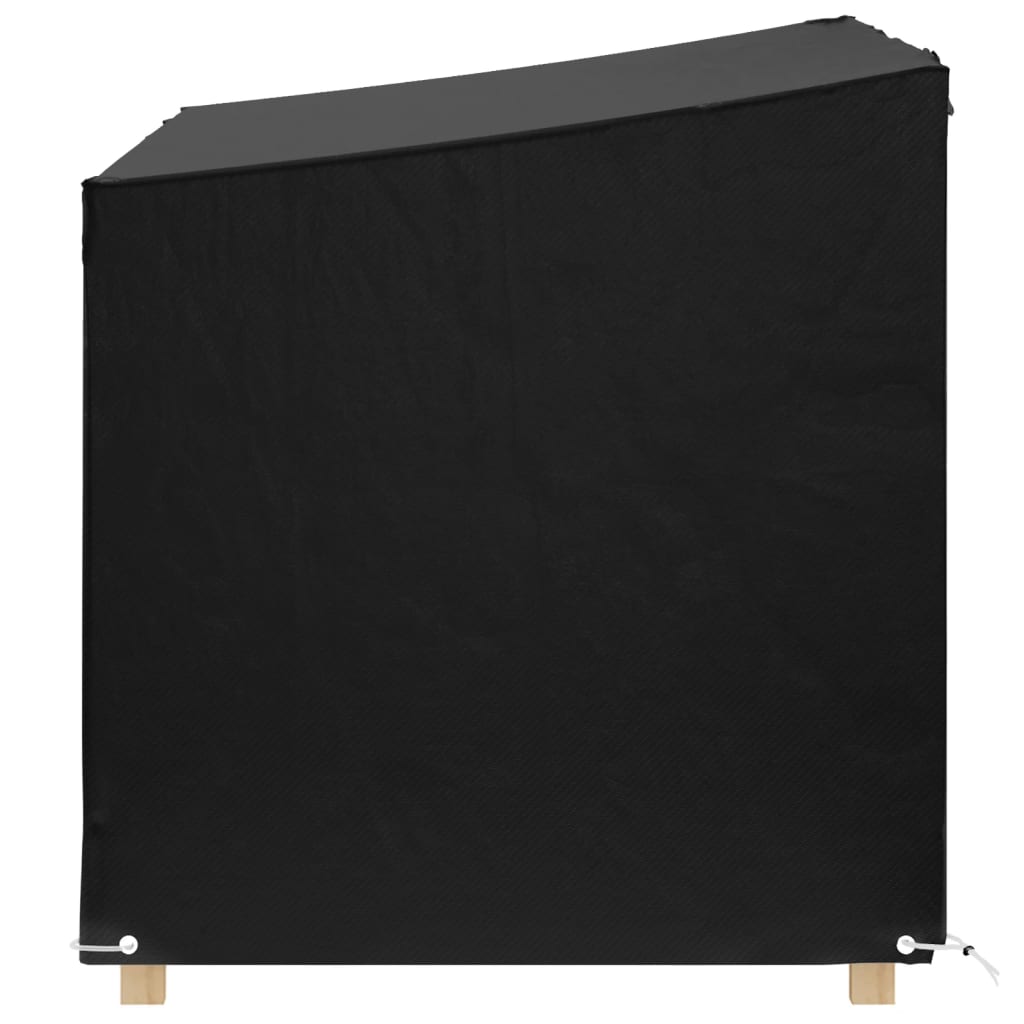 vidaXL Swing Bench Cover 12 Eyelets 215x150x130/150 cm Polyethylene 3