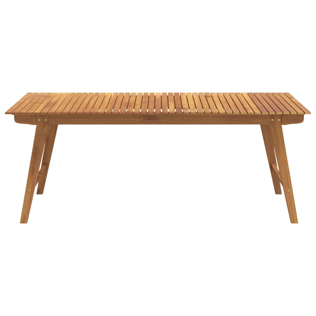 Garden Table Solid Wood Acacia 200 x 90 x 75 cm