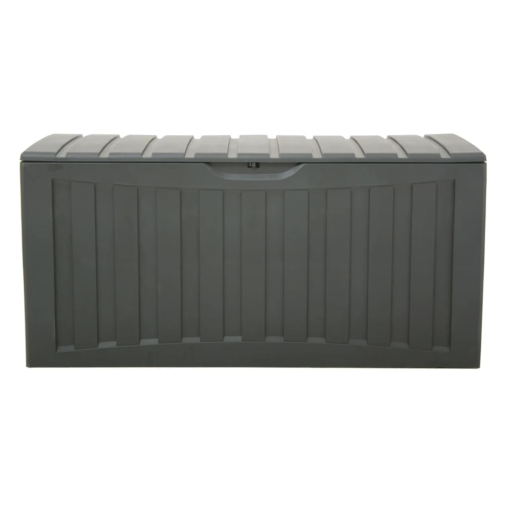 vidaXL Storage Box Black 118x53x57 cm Polypropylene 4