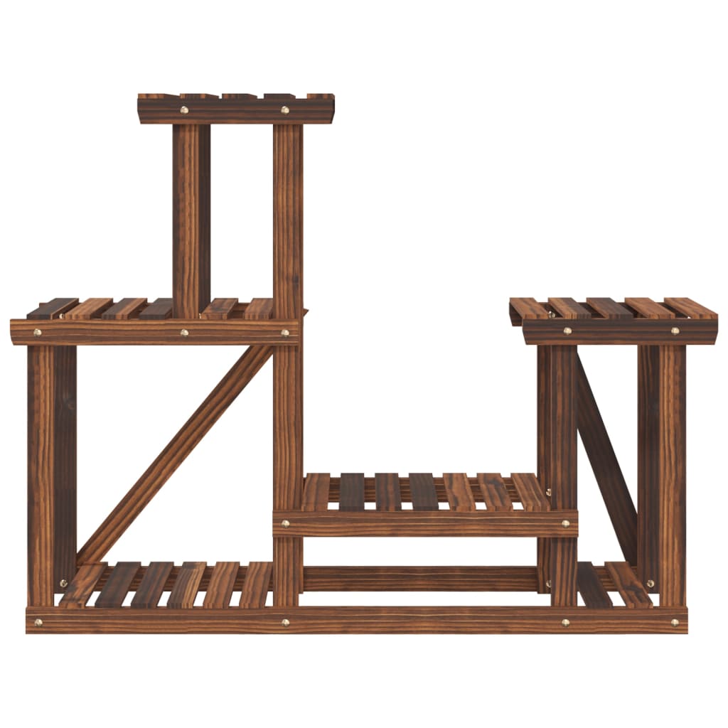 vidaXL Flower Stand 90x25x73.5 cm Solid Wood Fir 4
