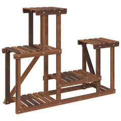 vidaXL Flower Stand 90x25x73.5 cm Solid Wood Fir 6