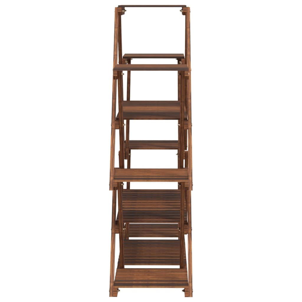 vidaXL Flower Stand 110x25x105 cm Solid Wood Fir 5